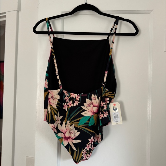 After Sunset One Piece Floral retro tropical swimsuit NWT - Picture 5 of 7
